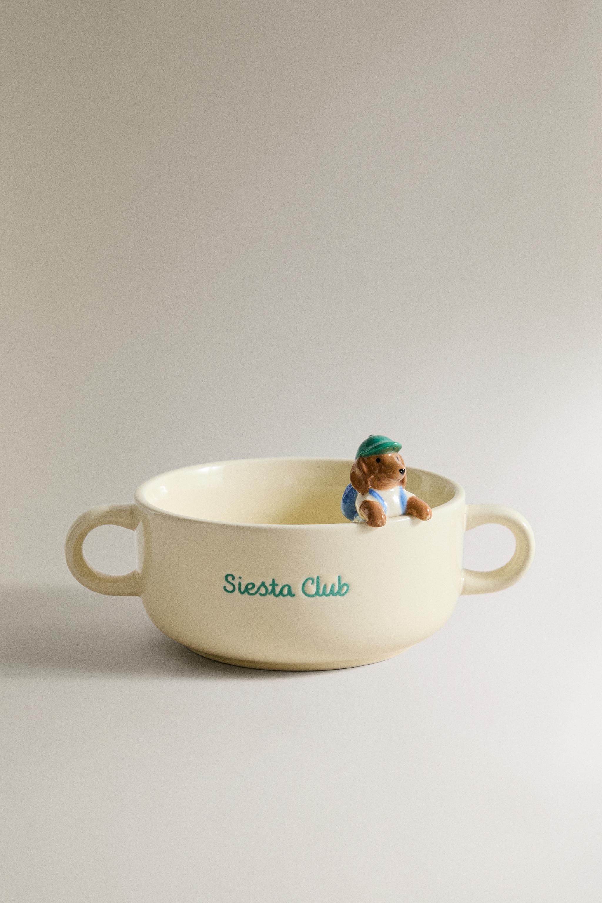 KIDS' CERAMIC DOG BOWL